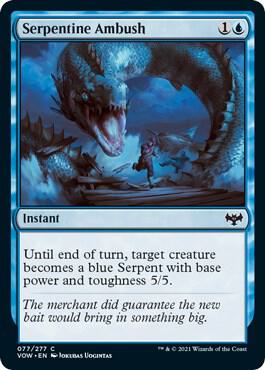 Serpentine Ambush (77) [Innistrad: Crimson Vow]