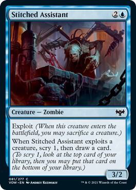 Stitched Assistant (81) [Innistrad: Crimson Vow]