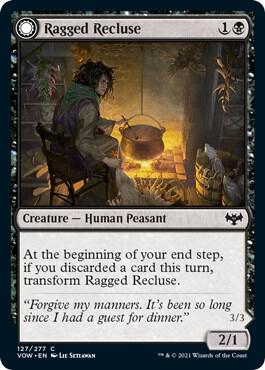 Ragged Recluse (127) [Innistrad: Crimson Vow]
