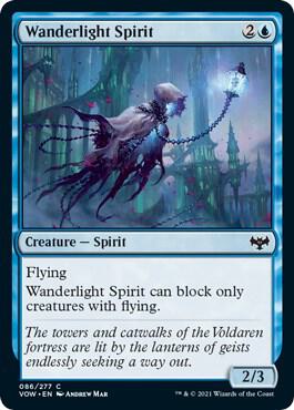 Wanderlight Spirit (86) [Innistrad: Crimson Vow]