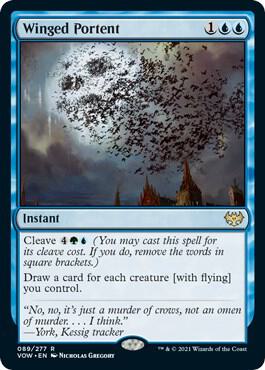 Winged Portent (89) [Innistrad: Crimson Vow]