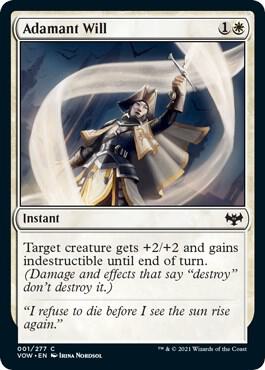 Adamant Will (1) [Innistrad: Crimson Vow]