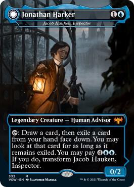 Jonathan Harker - Jacob Hauken, Inspector (332) [Innistrad: Crimson Vow] [Borderless]