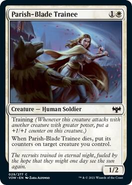 Parish-Blade Trainee (29) [Innistrad: Crimson Vow]