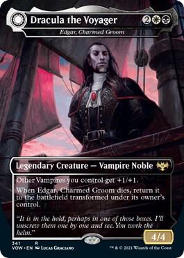 Dracula the Voyager - Edgar, Charmed Groom (341) [Innistrad: Crimson Vow] [Borderless]