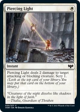 Piercing Light (30) [Innistrad: Crimson Vow]