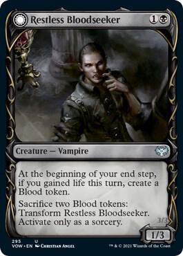 Restless Bloodseeker (Showcase) (295) [Innistrad: Crimson Vow] [Showcase]