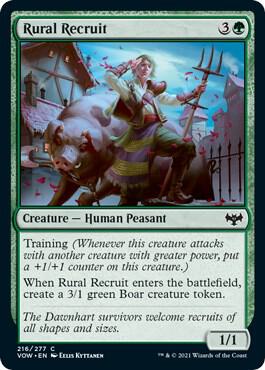 Rural Recruit (216) [Innistrad: Crimson Vow]