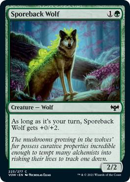 Sporeback Wolf (223) [Innistrad: Crimson Vow]