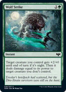 Wolf Strike (228) [Innistrad: Crimson Vow]