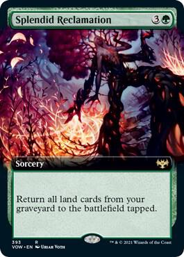 Splendid Reclamation (Extended Art) (393) [Innistrad: Crimson Vow] [Extended Art]