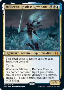 Millicent, Restless Revenant (1) [Crimson Vow Commander]