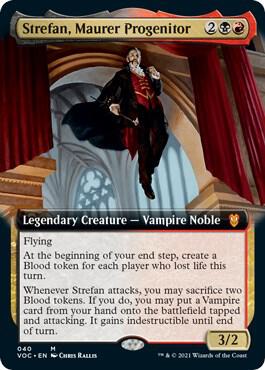 Strefan, Maurer Progenitor (Extended Art) (40) [Crimson Vow Commander] [Extended Art]