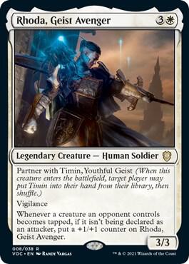 Rhoda, Geist Avenger (8) [Crimson Vow Commander]