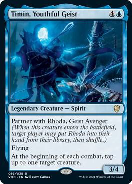 Timin, Youthful Geist (16) [Crimson Vow Commander]