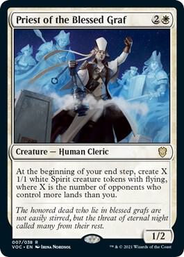 Priest of the Blessed Graf (7) [Crimson Vow Commander]