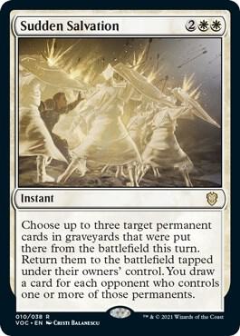 Sudden Salvation (10) [Crimson Vow Commander]