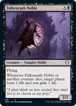 Falkenrath Noble (128) [Crimson Vow Commander]