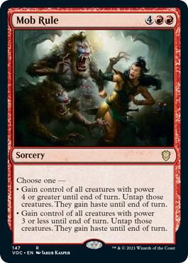 Mob Rule (147) [Crimson Vow Commander]