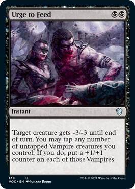 Urge to Feed (139) [Crimson Vow Commander]