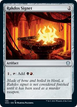 Rakdos Signet (166) [Crimson Vow Commander]