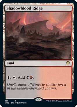 Shadowblood Ridge (181) [Crimson Vow Commander]