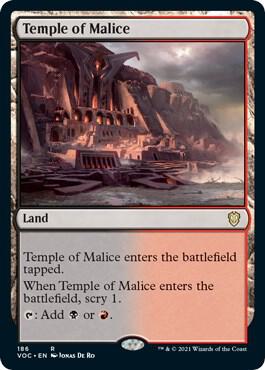 Temple of Malice (186) [Crimson Vow Commander]