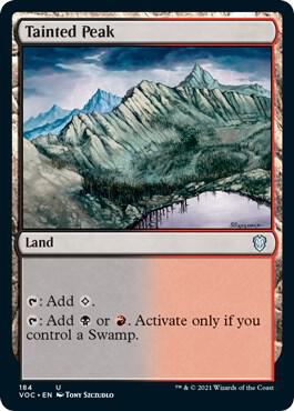 Tainted Peak (184) [Crimson Vow Commander]