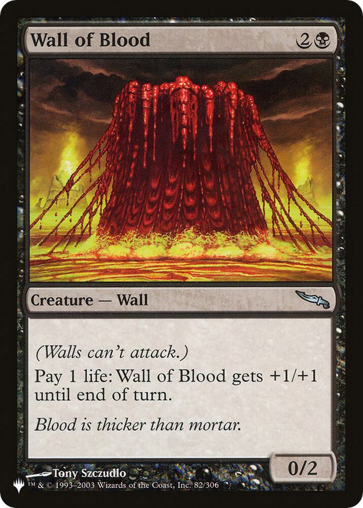 Wall of Blood (82/306) [The List]