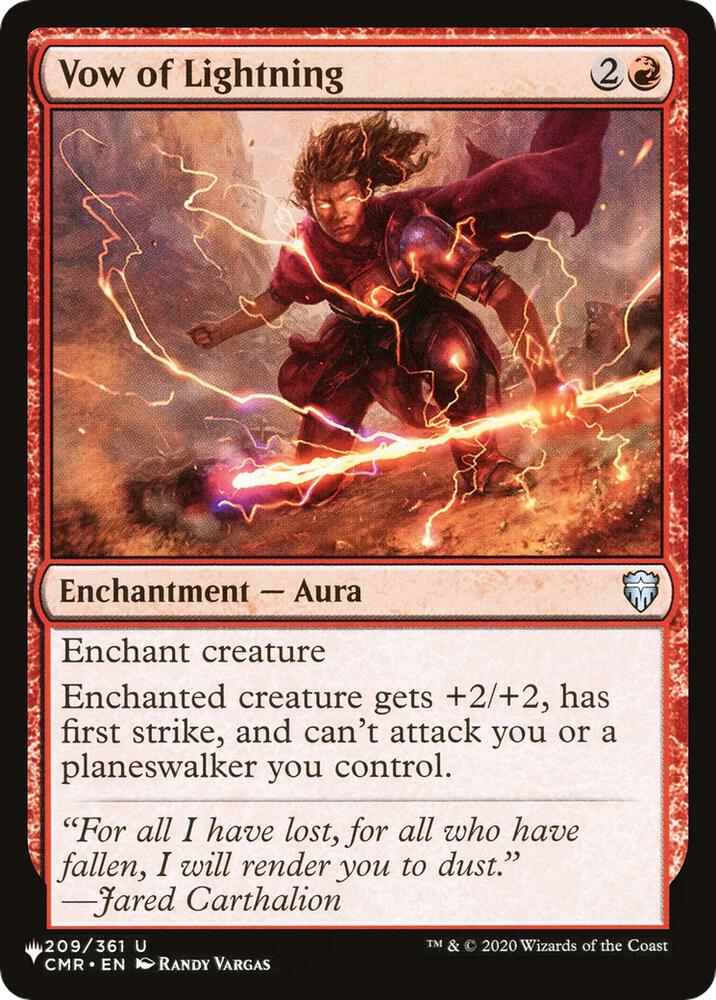 Vow of Lightning (209/361) [The List]