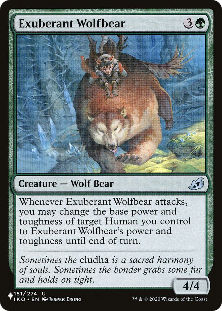 Exuberant Wolfbear (151/274) [The List]