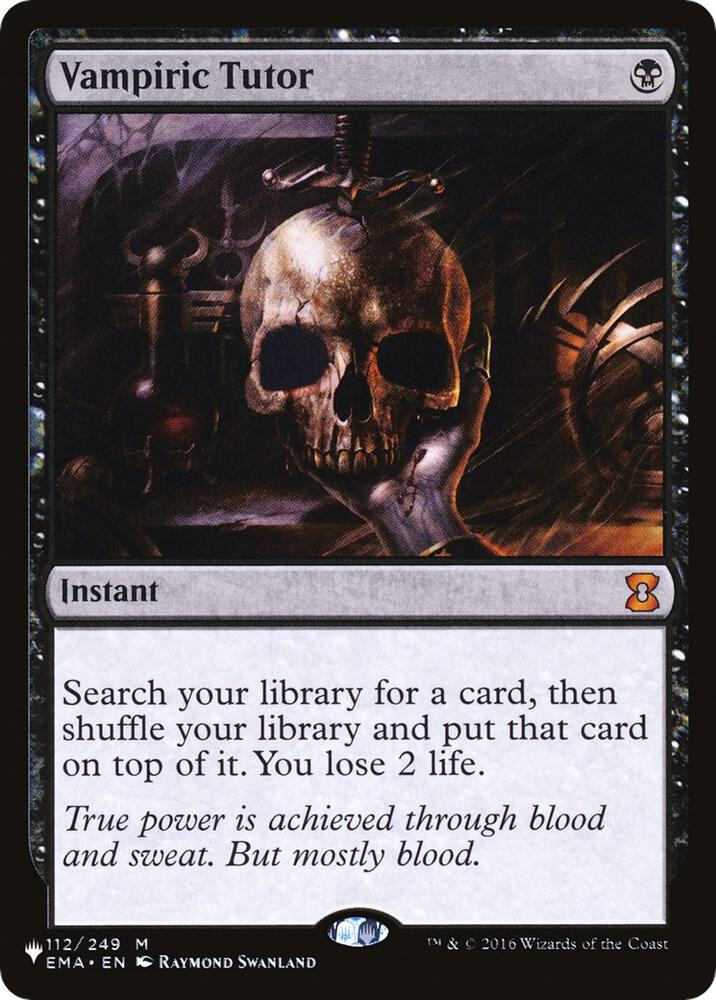 Vampiric Tutor (112/249) [The List]