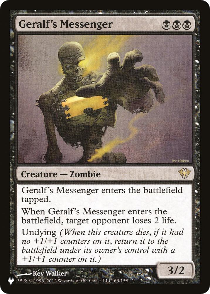 Geralf's Messenger (63/158) [The List]