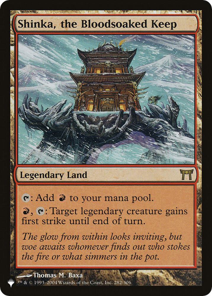 Shinka, the Bloodsoaked Keep (282/306) [The List]