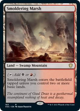 Smoldering Marsh (183) [Crimson Vow Commander]