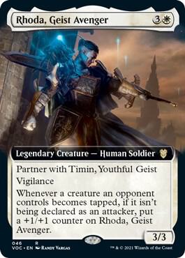 Rhoda, Geist Avenger (Extended Art) (46) [Crimson Vow Commander] [Extended Art]
