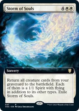 Storm of Souls (Extended Art) (47) [Crimson Vow Commander] [Extended Art]