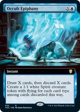 Occult Epiphany (Extended Art) (52) [Crimson Vow Commander] [Extended Art]