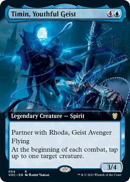 Timin, Youthful Geist (Extended Art) (54) [Crimson Vow Commander] [Extended Art]