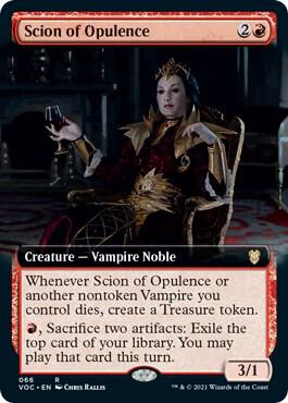 Scion of Opulence (Extended Art) (66) [Crimson Vow Commander] [Extended Art]