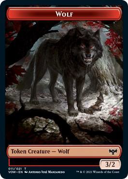 Wolf Token (011) [Innistrad: Crimson Vow]