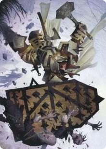 Estwald Shieldbasher Art Card (9) [Innistrad: Crimson Vow Art Series]
