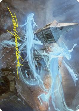 Hallowed Haunting Art Card (Gold-Stamped Signature) (12) [Innistrad: Crimson Vow Art Series]