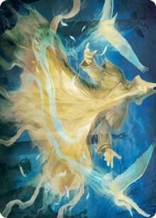 Heron-Blessed Geist Art Card (13) [Innistrad: Crimson Vow Art Series]