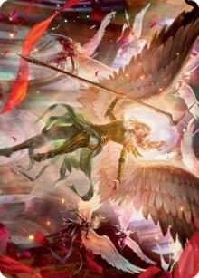 Sigarda's Summons Art Card (17) [Innistrad: Crimson Vow Art Series]