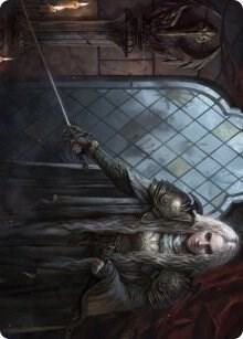 Thalia, Guardian of Thraben Art Card (18) [Innistrad: Crimson Vow Art Series]