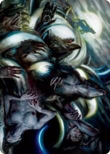 Lunar Rejection Art Card (23) [Innistrad: Crimson Vow Art Series]