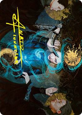 Witness the Future Art Card (Gold-Stamped Signature) (27) [Innistrad: Crimson Vow Art Series]