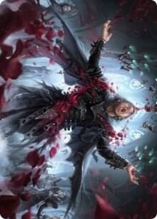 Bloodsoaked Reveler Art Card (29) [Innistrad: Crimson Vow Art Series]