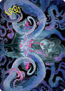 Demonic Bargain Art Card (Gold-Stamped Signature) (30) [Innistrad: Crimson Vow Art Series]